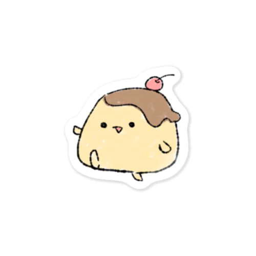 ゆるいプリン Sticker