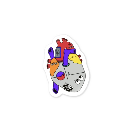Heart【心臓】 Sticker