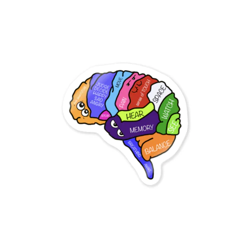 Brain【脳】 Sticker