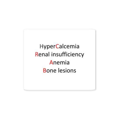 Multiple Myeloma ステッカー