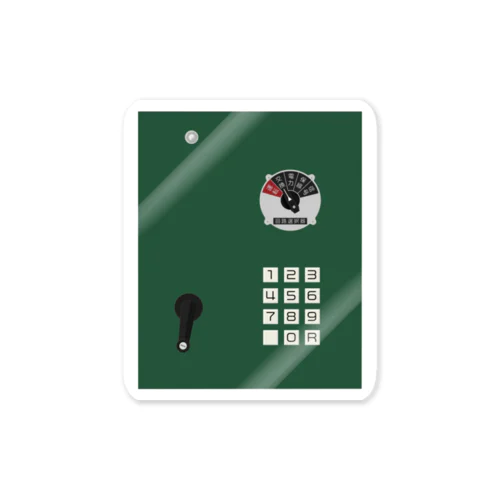 沿線電話（回線切り替えスイッチ、プッシュボタン、ハンドル） Sticker