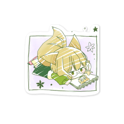 ぽっぷ(おえかき) Sticker