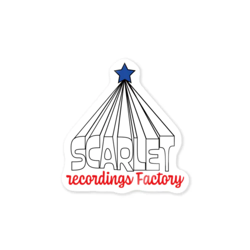 SCARLET Star Logo Sticker