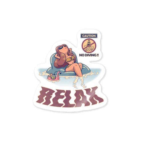 "RELAX" Sticker