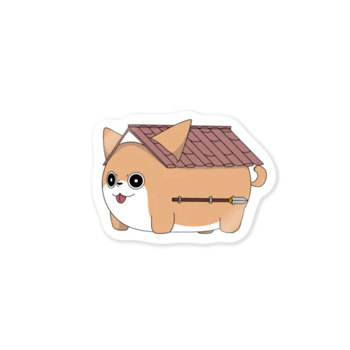 家犬ザムライ Sticker