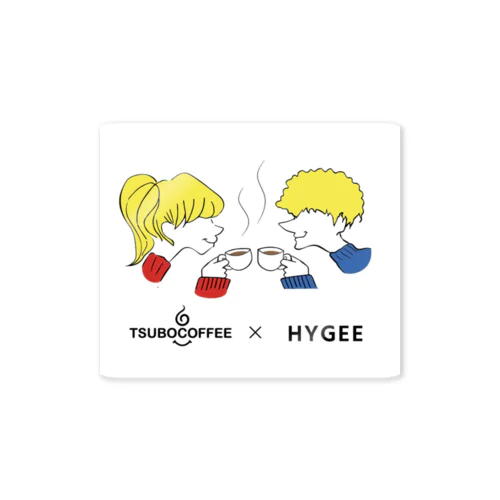 HYGGE × Tsubo Coffee ステッカー 스티커