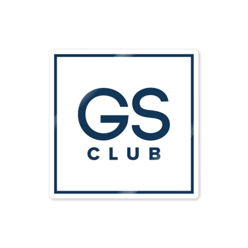 GS Clubのロゴ入り商品 ステッカー
