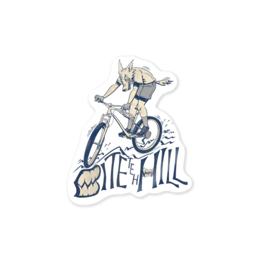 "BITE the HILL" Sticker