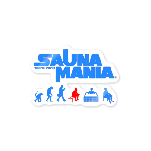 SAUNAMANIA ステッカー