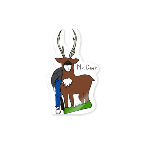 Mr.Deer 文字あり Sticker