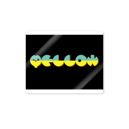 mellow yellowロゴ ステッカー