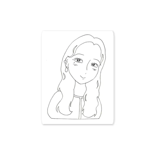 可愛い女の子 Sticker