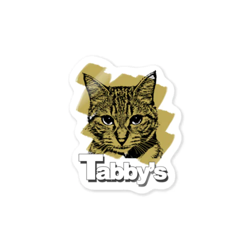 Tabby's ロゴ有り Sticker