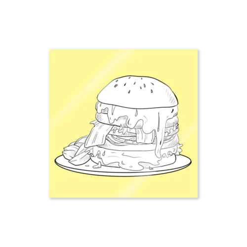 おいそうなハンバーガー Sticker