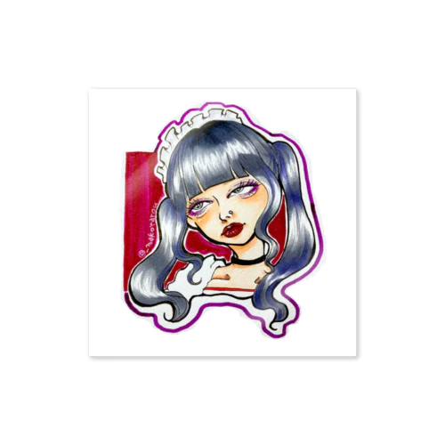 やさぐれメイドちゃん Sticker