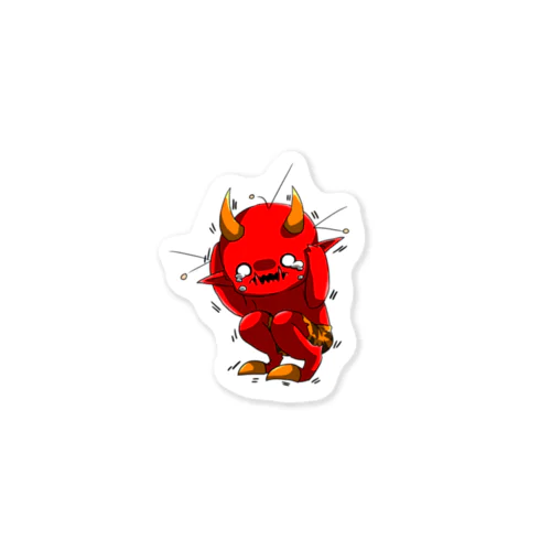 ちっちゃい赤鬼 Sticker