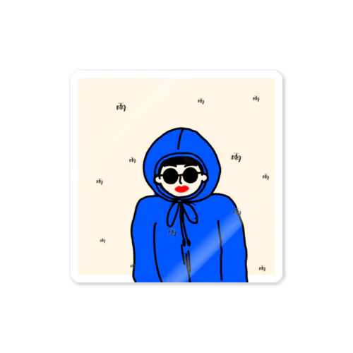 はなちゃんの雨 Sticker