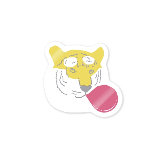 バブルガムタイガー Sticker