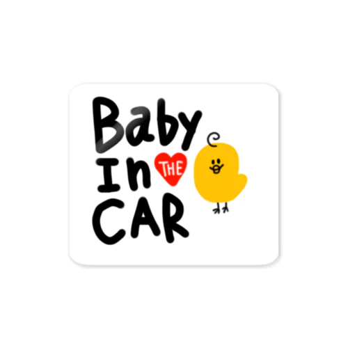 baby in car ☺︎ Sticker