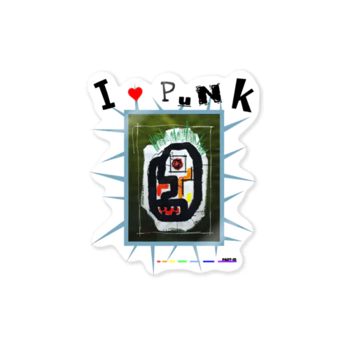 ”punk's not dead" Sticker