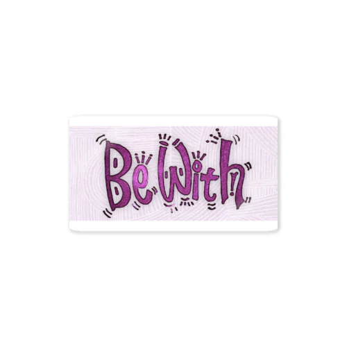 BE WITH Sticker