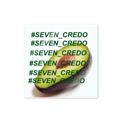 SEVEN CREDO  ステッカー