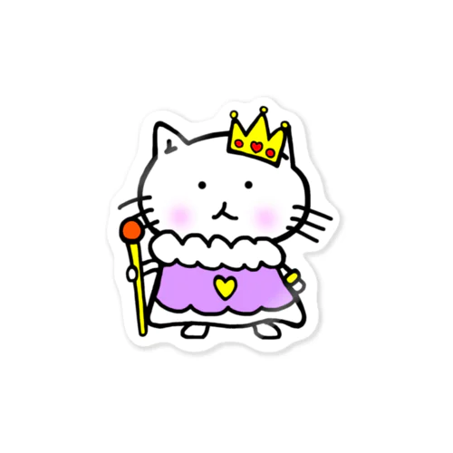 Queen of neko ステッカー