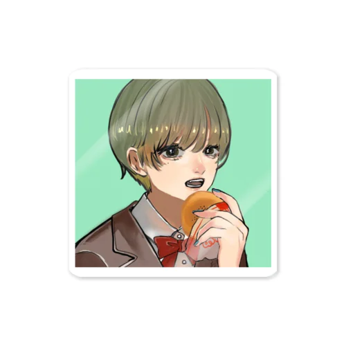 買い食いJK Sticker