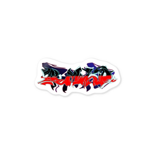 GRAFFITI  LOGO① Sticker