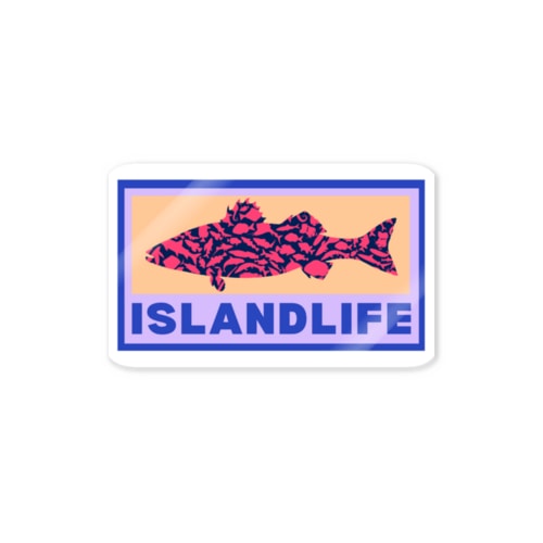 Islandlife　colorfulFish Sticker