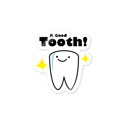 よい歯の日　トゥース！ #歯科医 に売れています。 ステッカー