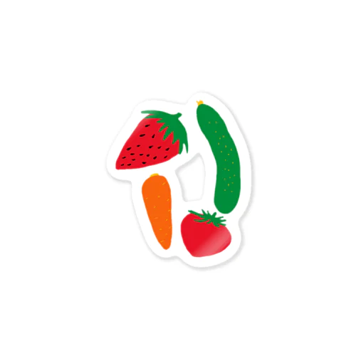 野菜を食べよう Sticker