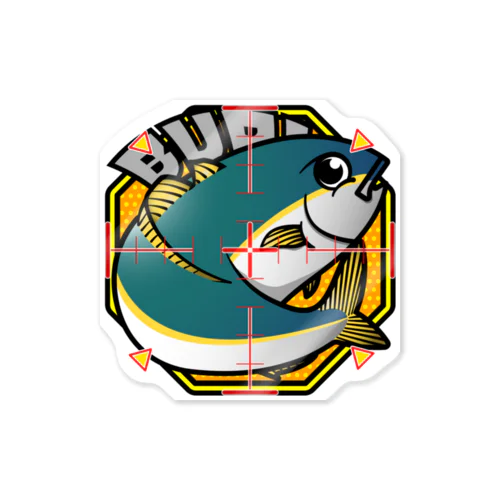 fish on!　Lock Buri Sticker