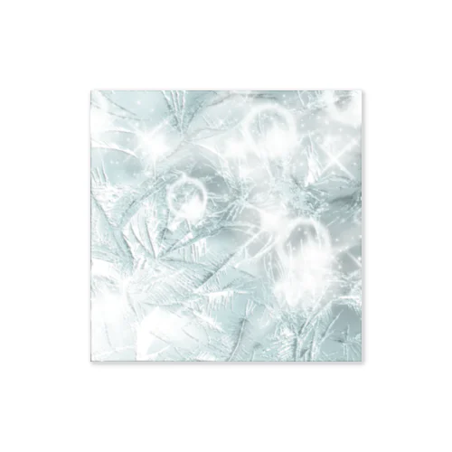 Ice reflected light World blue Sticker