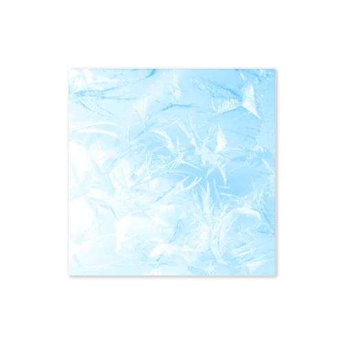 Ice reflected light World blue Sticker