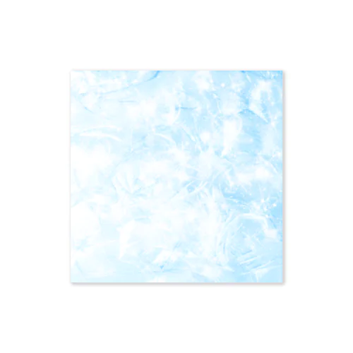 Ice reflected light World blue Sticker