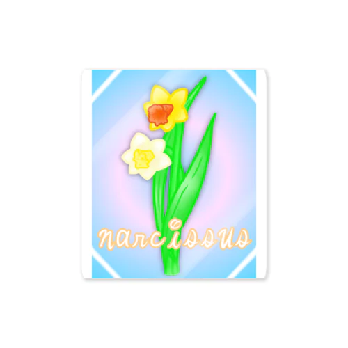 narcissus 水仙 Sticker