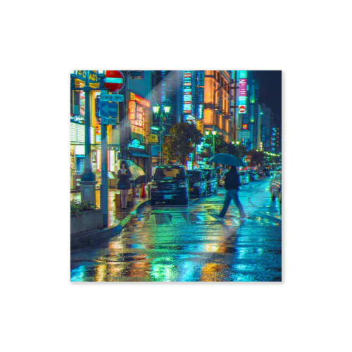 KOBE RAINY NIGHT Sticker