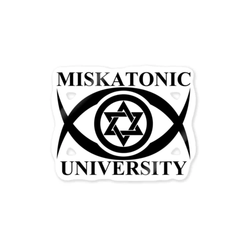 MISKATONIC UNIVERSITY ステッカー