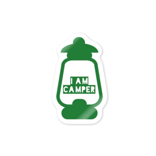 I AM CAMPER Sticker