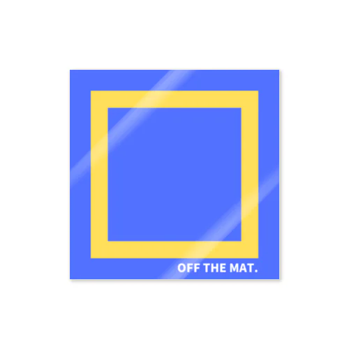 OFF THE MAT. Sticker