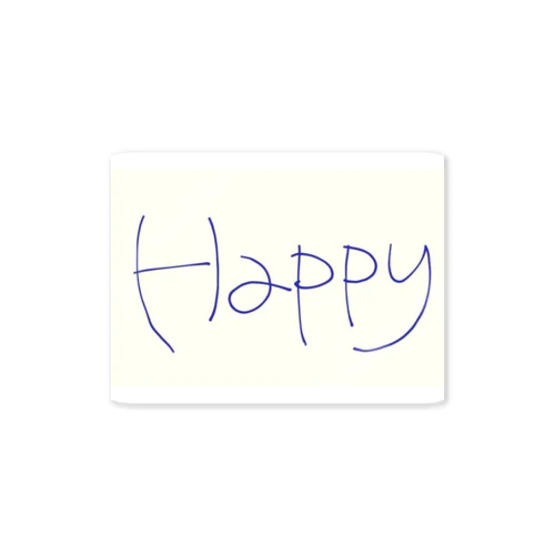 Happy Sticker