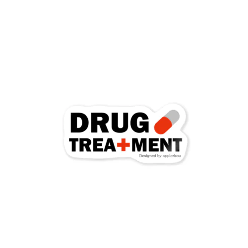 DRUG TREATMENT Sticker