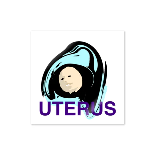 Uterus版 ステッカー