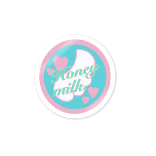 Honey milk. original logo♡ ステッカー