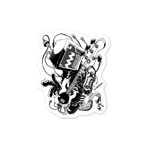 【ROCKOLOID SAULUS】type-BASS Sticker