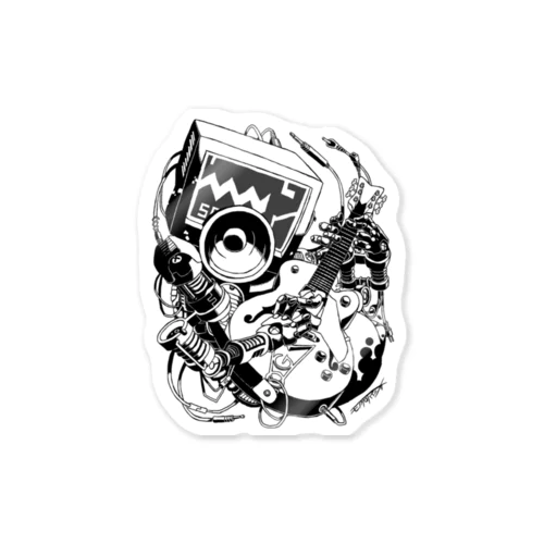 【ROCKOLOID SAULUS】type-GUITER Sticker