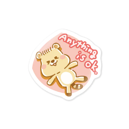 たんポコ「Anything is ok」 Sticker