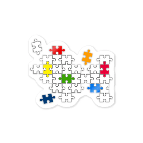 Jigsaw_Puzzle ステッカー