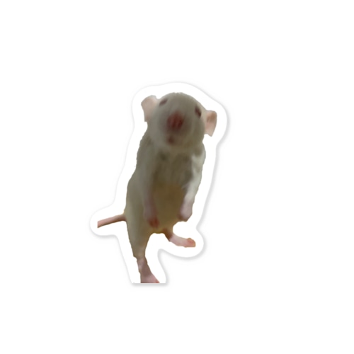 ファイティングねずみステッカー Sticker